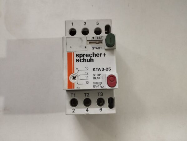 Sprecher+Schuh KTA3-25 Circuit Breaker Motor Starter (10-16A)