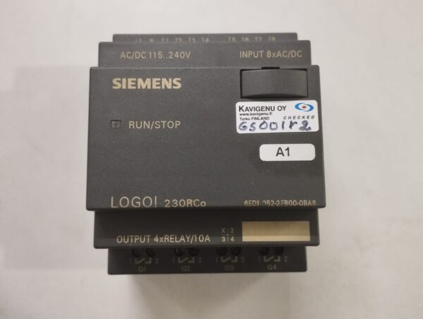 Siemens Logo! 230rco 6ed1052-2fb00-0ba6 Logic Module