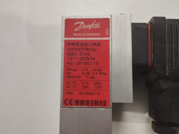 Danfoss Mbc 5100 Pressure Control Switch - Image 2