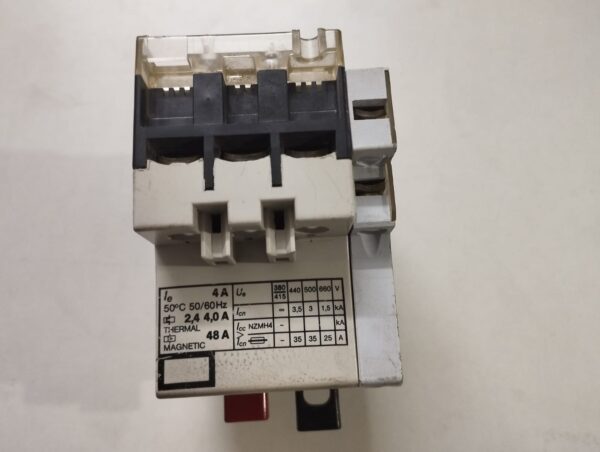 Klockner Moeller Pkzm 1-4 Motor Starter Circuit Breaker (4a) - Image 2