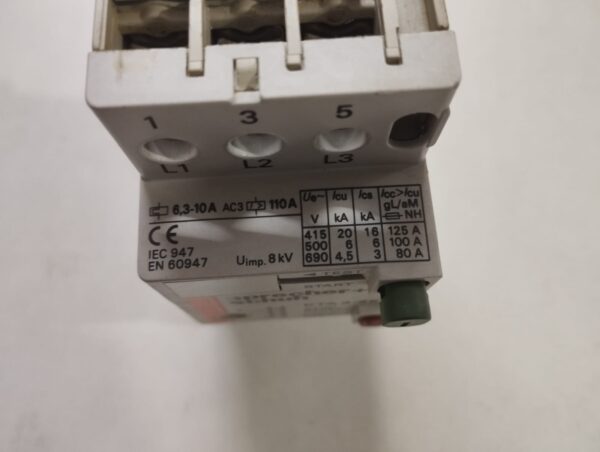 Sprecher+Schuh Kta3-25 Motor Starter Circuit Breaker (6.3-10a) - Image 2