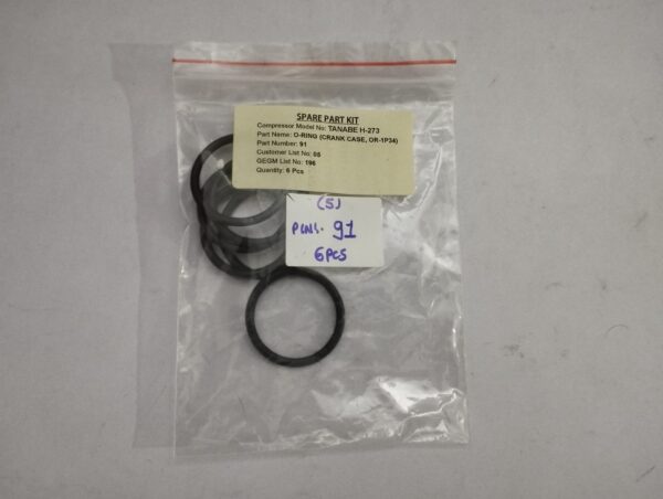 Tanabe H-273 Air Compressor Spare Part Kit - Image 22