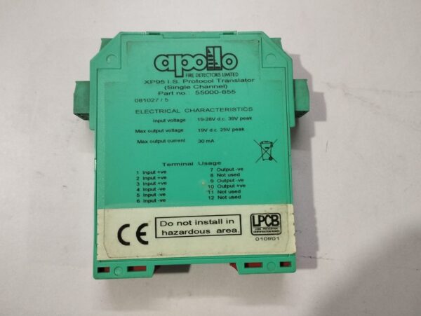 Apollo 55000-855 Xp95 I.S. Protocol Translator Single Channel - Image 3