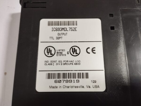 Ge Fanuc Ic693mdl752e Output Module - Image 3