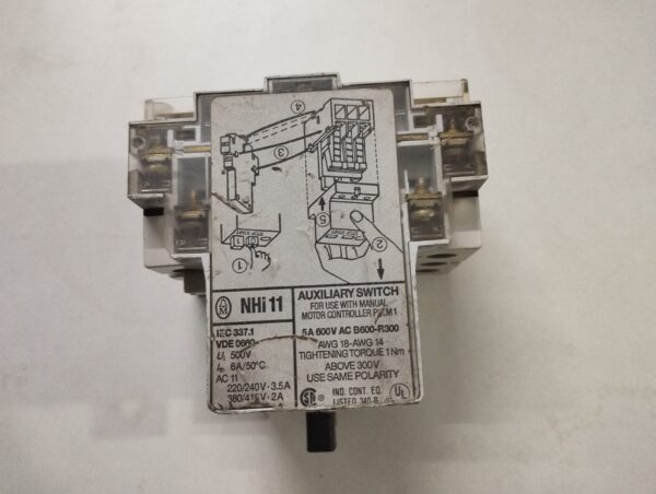 Klockner Moeller Pkzm 1-4 Motor Starter Circuit Breaker (4a) - Image 3