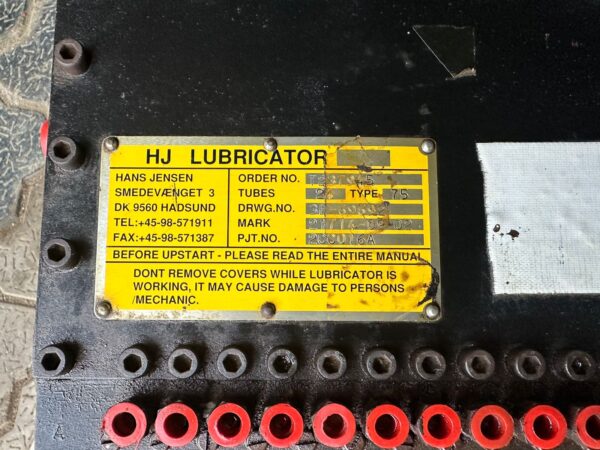 Hyundai Man B&W 6s70mc-C Hj Lubricator - Image 6