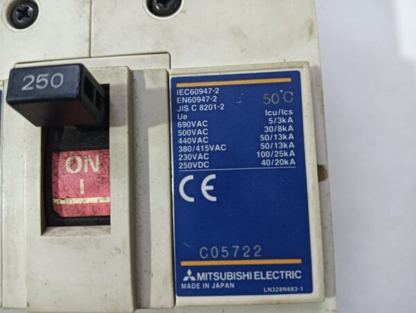 Mitsubishi Nf250-Hw Circuit Breaker - Image 6