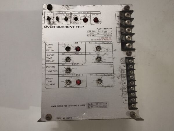 Terasaki Aop-1sa-P Over-Current Trip 1168a-1250/5a