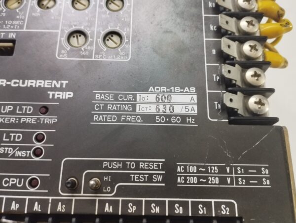 Terasaki Aor-1s-As 600a-630/5a Over-Current Trip - Image 3