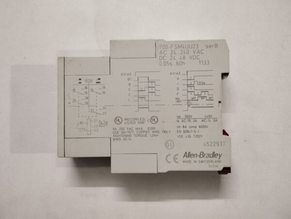 Allen-Bradley 700-Fsm4uu23 Multifunction Timer - Image 2