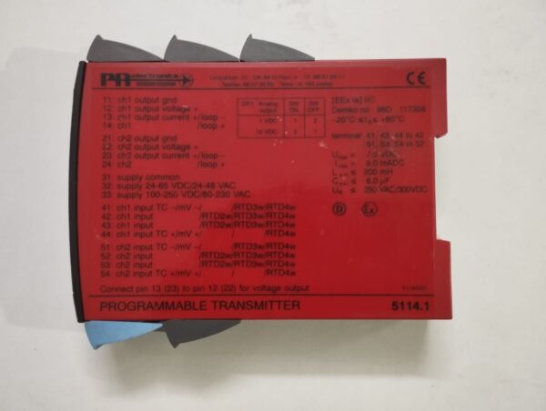 Pr Electronics 5114 Programmable Transmitter - Image 2