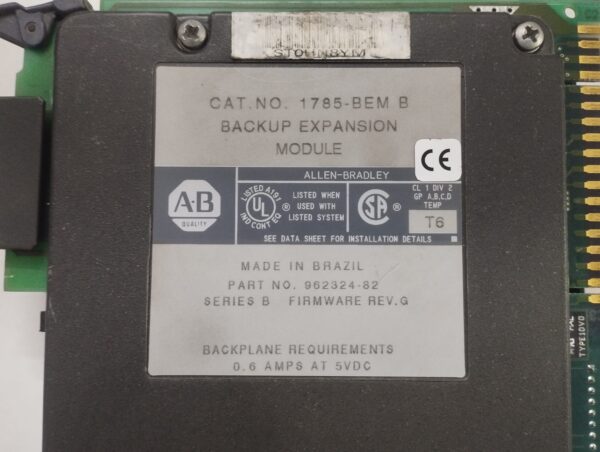 Allen-Bradley 1785-Bem B Backup Expansion Module - Image 2