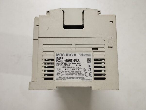 Mitsubishi Fx3g-60mt/Ess Programmable Controller - Image 2