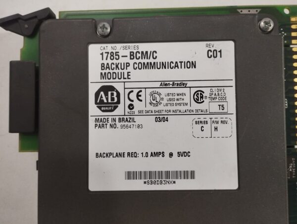 Allen-Bradley 1785-Bcm/C Backup Communication Module - Image 2