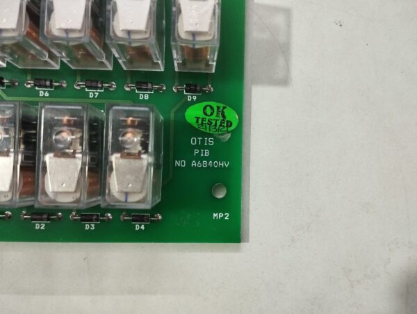 Otis Pib No A6840hv Relay Board - Image 2