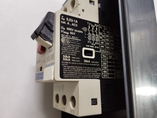 Telemecanique Gv2-M05 Motor Circuit Breaker - Image 3