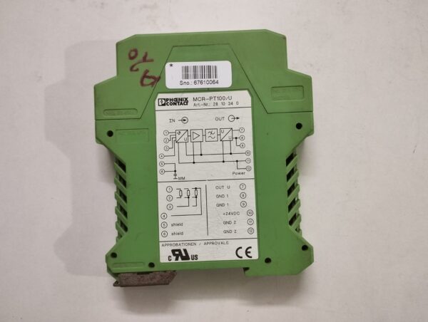 Phoenix Contact Mcr-Pt100/U Pt100-Converter Temperature Transducer - Image 3