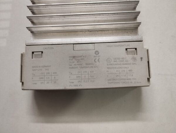 Siemens 3rf2320-1aa04 Semi-Conductor Contactor - Image 3