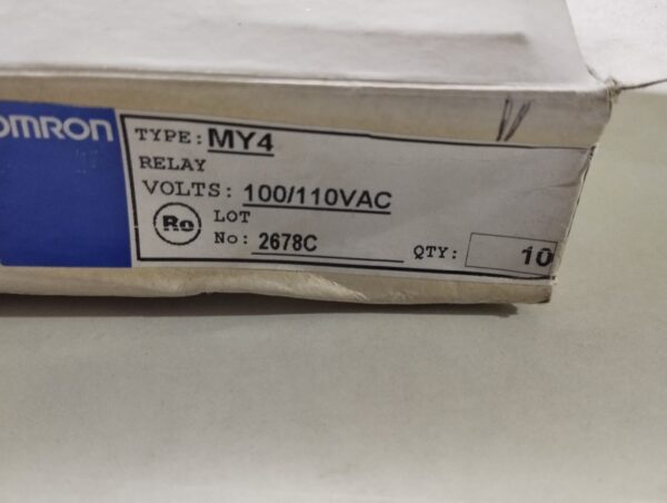 Omron My4 Relay 100/110vac - Image 4