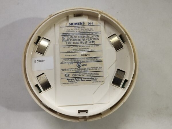 Siemens Di-3 Smoke And Fire Detector - Image 4