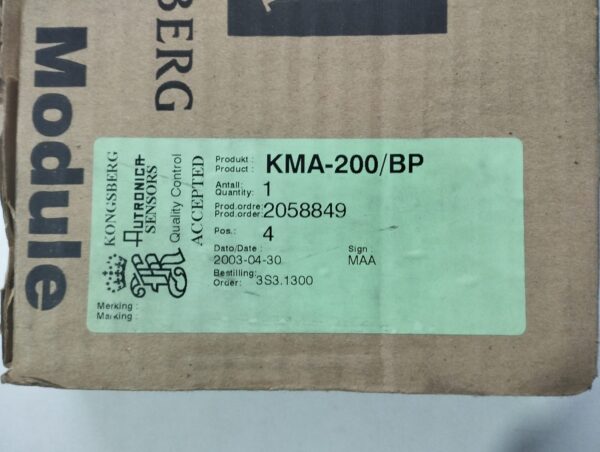 Kongsberg/Autronica Kma-200/Bp Pcb Card - Image 5