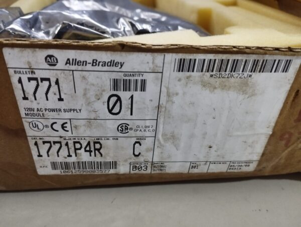 Allen-Bradley 1771-P4r C 120v Ac Power Supply Module - Image 5