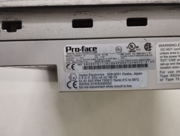 Pro-Face Agp3301-L1-D24 Touch Screen Display - Image 5