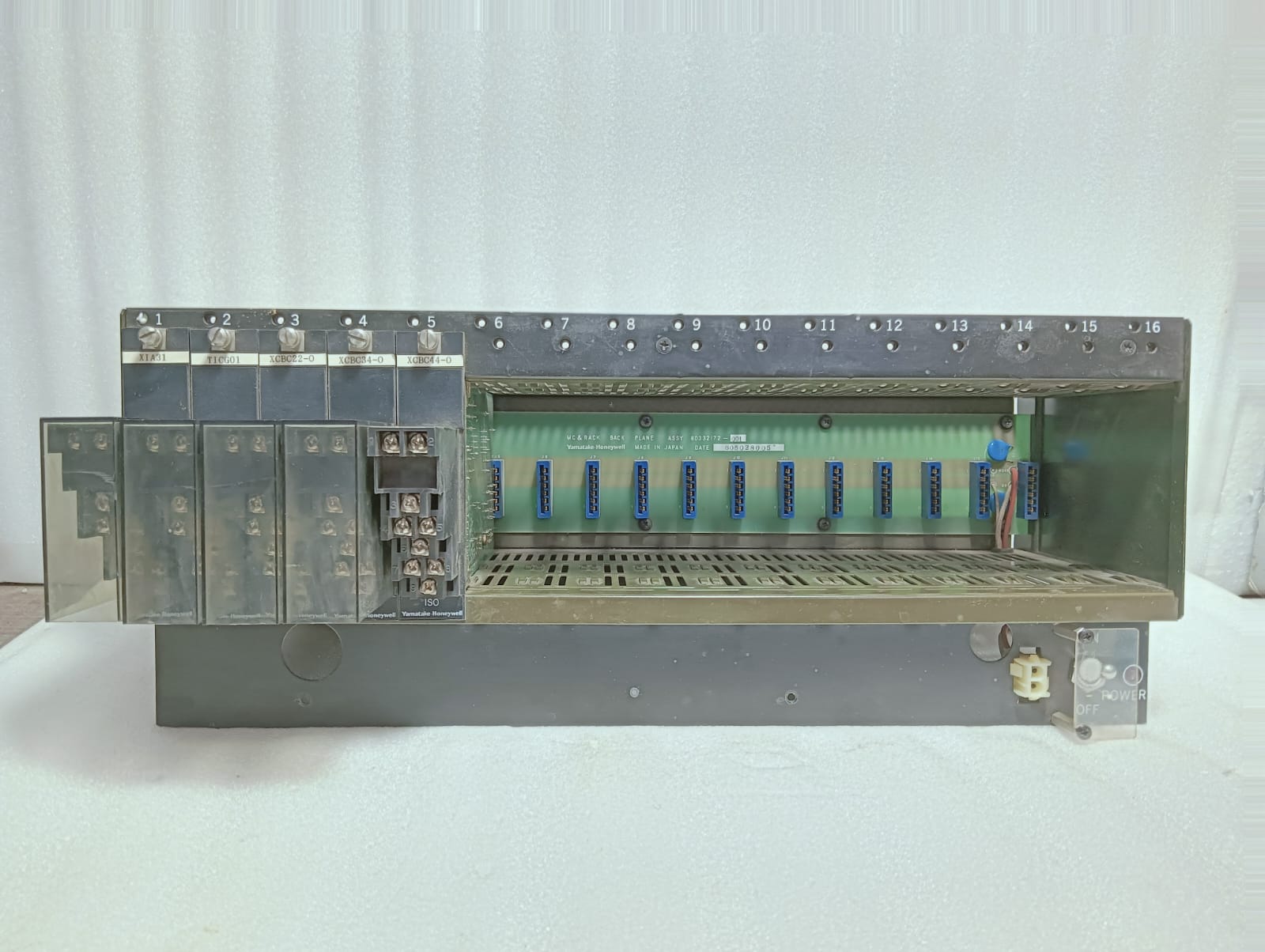 Module Rack Plyboard Yamatake Honeywell J-SFM10 Module Rack Assembly - Al Habib Marine